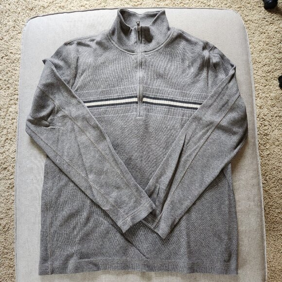 Banana Republic 100% Cotton 1/4 Zip Sweater, Medium - Picture 1 of 6